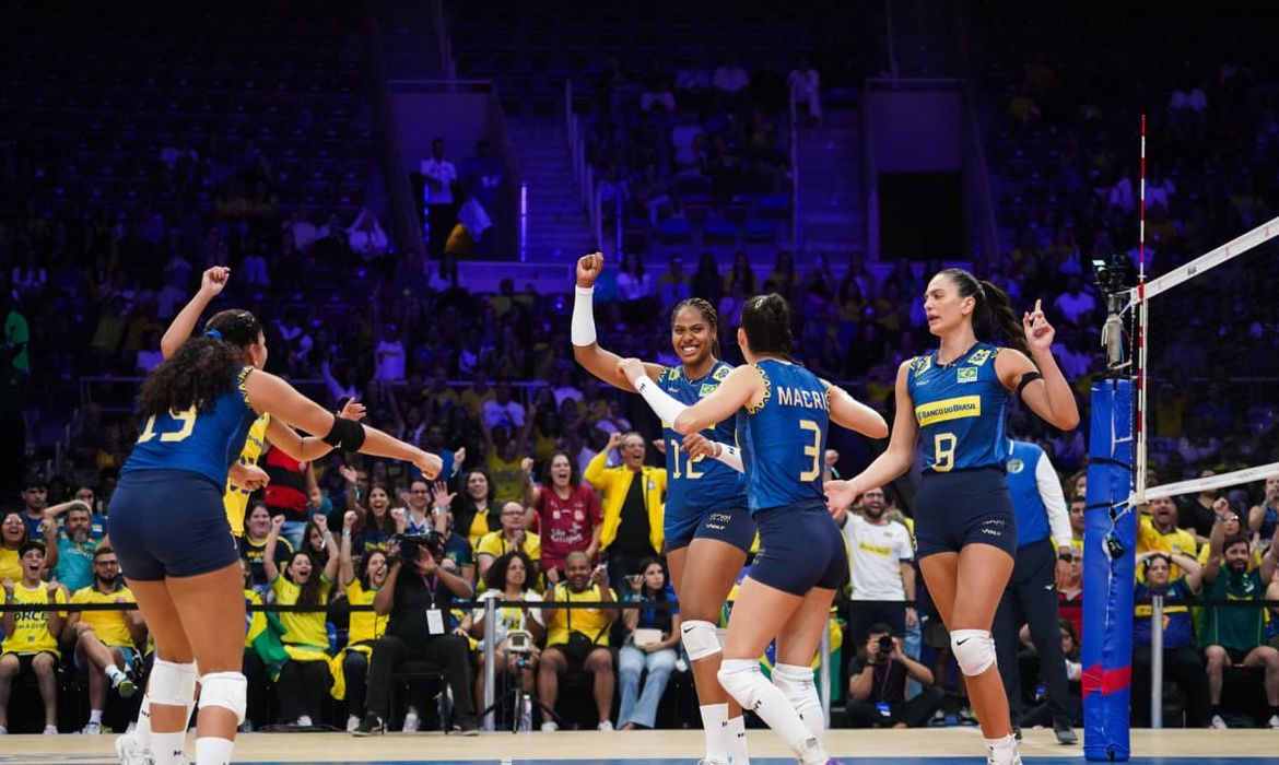 Divulgação/CBV/Direitos Reservados brasil, liga das nações, vôlei