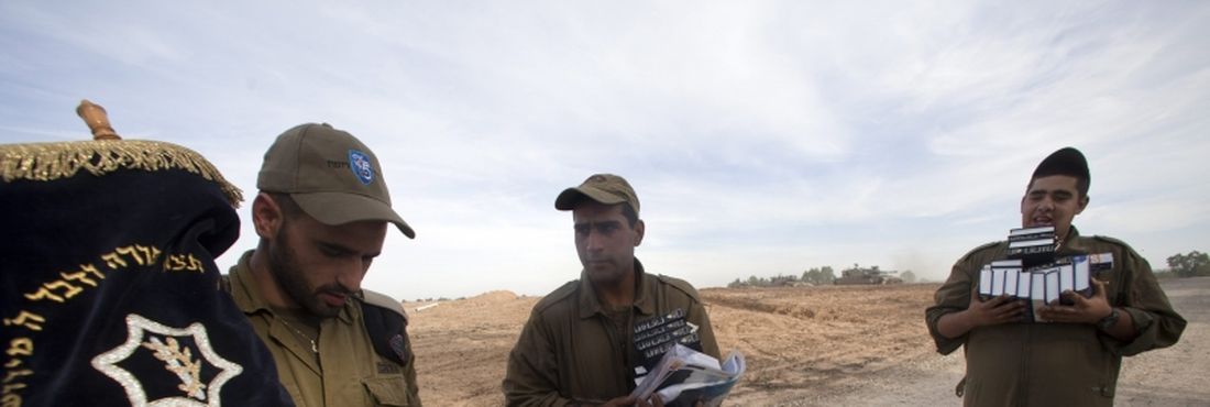 Soldados israelenses na Faixa de Gaza