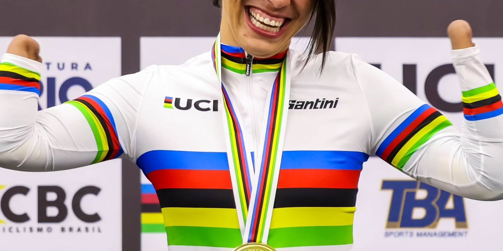 Sabrina Custódia é ouro e 1ª recordista mundial de paraciclismo no RJ