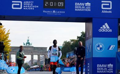 maratona de berlim, Eliud Kipchoge, recorde mundial