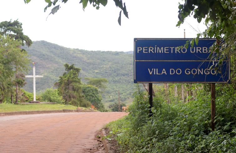 Vista de uma estrada perto da mina Gongo Soco operada pela Vale SA que foi evacuada, em Barão de Cocais