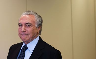 O vice-presidente da República, Michel Temer, recebe líderes da Câmara dos Deputados ( Marcelo Camargo/Agência Brasil)