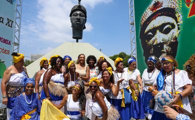 Rio de Janeiro (RJ), 20/11/2024 - A ministra da Igualdade Racial, Anielle Franco participa da celebração do dia Nacional da Consciência Negra no Monumento Zumbi dos Palmares, na região central da capital fluminense. Foto: Tomaz Silva/Agência Brasil