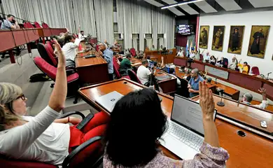 Brasília (DF), 10/05/2025 - Uerj revoga título honoris causa concedido ao ex-presidente Médici.
Foto: Diretoria de Comunicação da Uerj/Divulgação