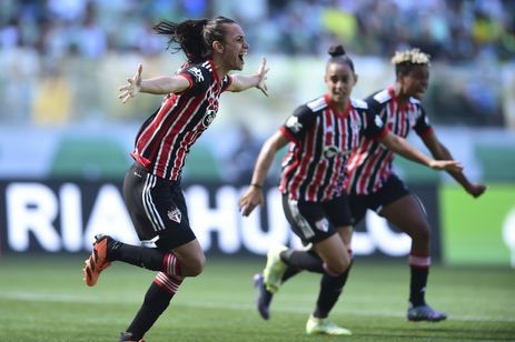 Time feminino do São Paulo na Série A1 do Brasileirão