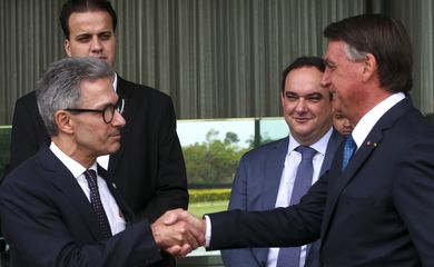 O Presidente Jair Bolsonaro recebe o Apoio do Governador de Minas Gerais Romeu Zema para o Segundo Turno.