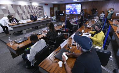 Comissão Parlamentar de Inquérito da Pandemia (CPIPANDEMIA) realiza audiência pública destinada a ouvir o depoimento de vítimas diretas e indiretas atingidas pela Covid-19. Conforme proposto em requerimento, os convidados representam as cinco