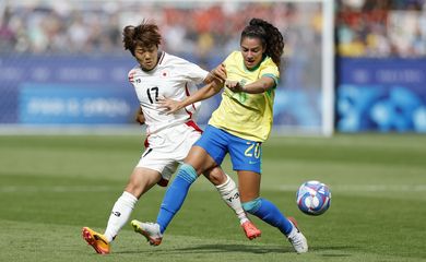 Seleção Brasileira Feminina enfrenta o Japão no estádio Parque dos Príncipes, em Paris, pelo segunda rodada dos jogos olímpicos nesse domingo 28/07.
