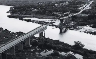 Estreiro MA 23/12/2024  Ponte Juscelino Kubitschek de Oliveira, que liga os municípios de Estreito, no Maranhão, e Aguiarnópolis, no Tocantins que desabou. Foto: Prefeitura de Estreito/Divulgação