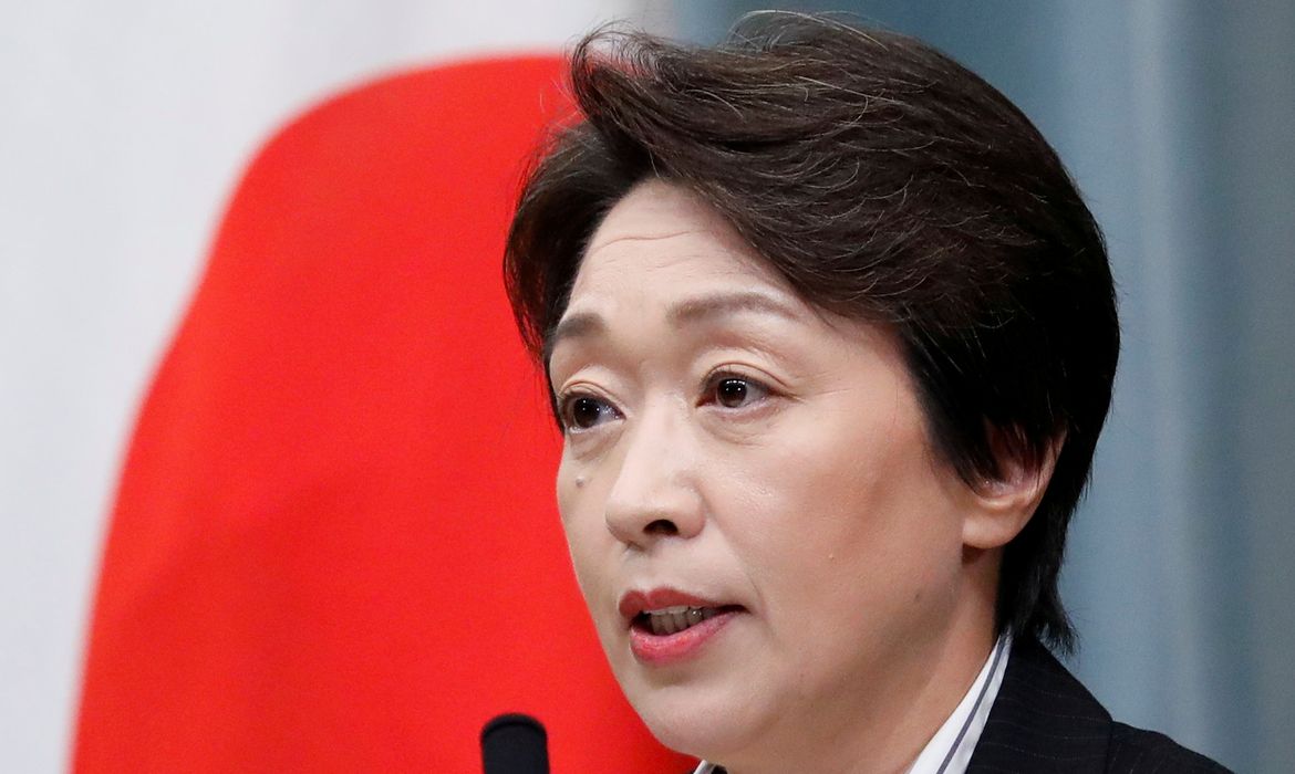 Seiko Hashimoto em Tóquio - OLimpíada - ministra