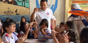 Projeto de merenda escolar na Escola Santo Afonso, do Pará