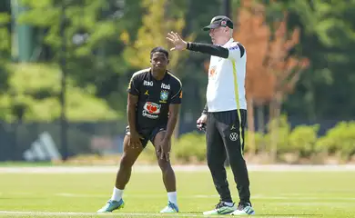 Treino da seleção brasileira nos Estados Unidos