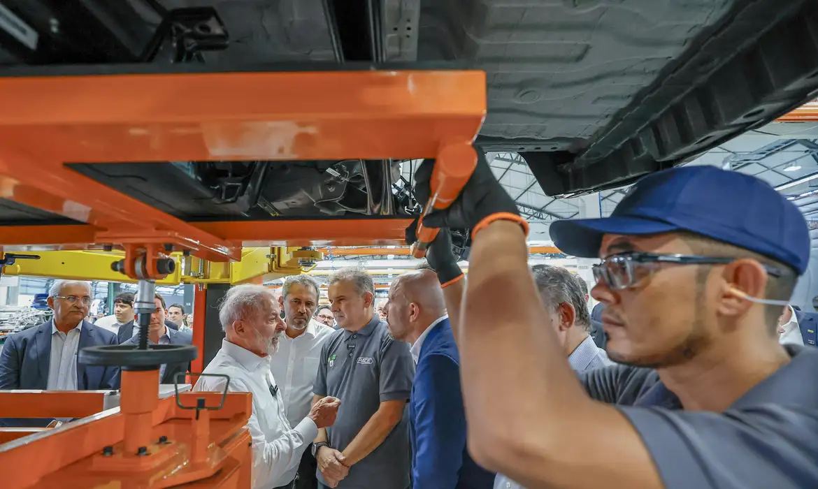 Horizonte (CE), 03/12/2025 - Presidente da República, Luiz Inácio Lula da Silva, durante a Cerimônia de Início da Produção de Veículos Elétricos da General Motors no Brasil. Polo Automotivo do Ceará. Foto: Ricardo Stuckert/PR
