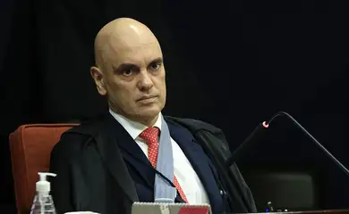 Brasília (DF), 20/05/2025 - Ministro Alexandre de Moraes participa da Primeira Turma do STF que julga denúncia sobre o núcleo 3 da PET 12.100. Foto: Rosinei Coutinho/STF