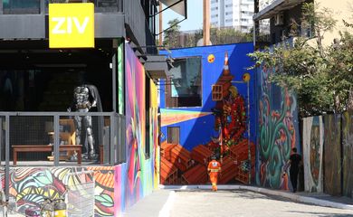 Beco do Batman, em São Paulo.