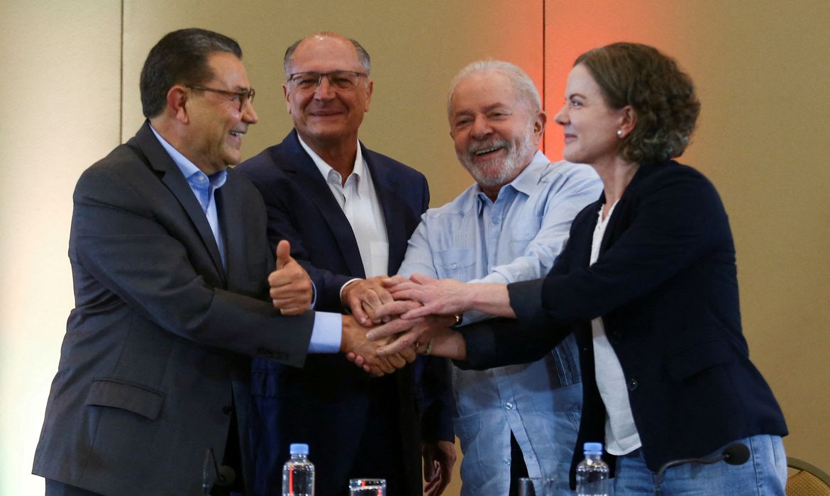 Brazil’s former President Lula announces his running mate for national elections, in Sao Paulo