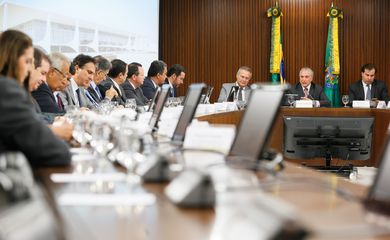 Brasília - Presidente Michel Temer durante reunião com governadores, no Palácio do Planalto  (Beto Barata/PR)