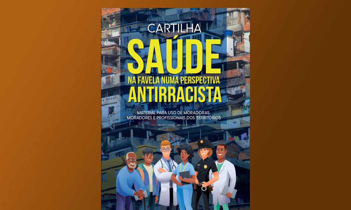Cartilha da Fiocruz sobre saúde em favela em uma perspectiva antirracista. Arte: Fiocruz