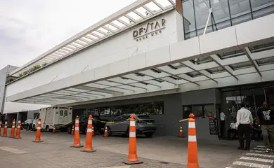 Brasília (DF), 17/09/2025 - Fachada do hospital DF Star, onde Jair Bolsonaro está internado. Foto: Marcelo Camargo/Agência Brasil