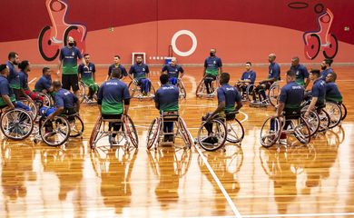 basquete em cadeira de rodas, treino, seleção brasileira