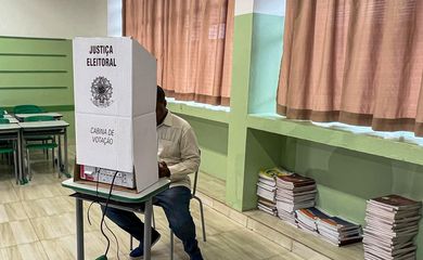 São Paulo (RJ) 01/10/2023 - Ministro Silvio Almeida, votando para escolher os novos membros dos Conselhos Tutelares em São Paulo. 
Foto: Ascom/MDHC