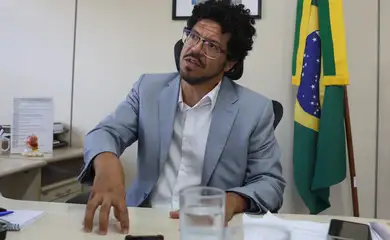 Brasília 13/11/2025 - Secretário Nacional de Assuntos Legislativos do MJSP, Marivaldo Pereira, durante entrevista para Agência Brasil.  Foto Valter Campanato/Agência Brasil.