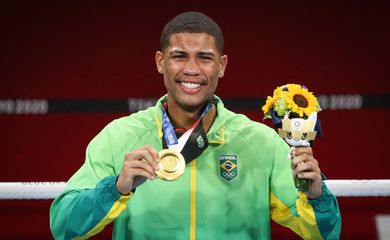 Hebert Conceição é ouro no boxe - Tóquio 2020 - Olimpíada