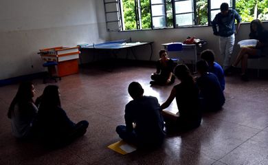 Goiânia(GO)- Invasão de alunos no Colegio Estadual Lyceu de Goiânia(Valter Campanato/Agência Brasil)