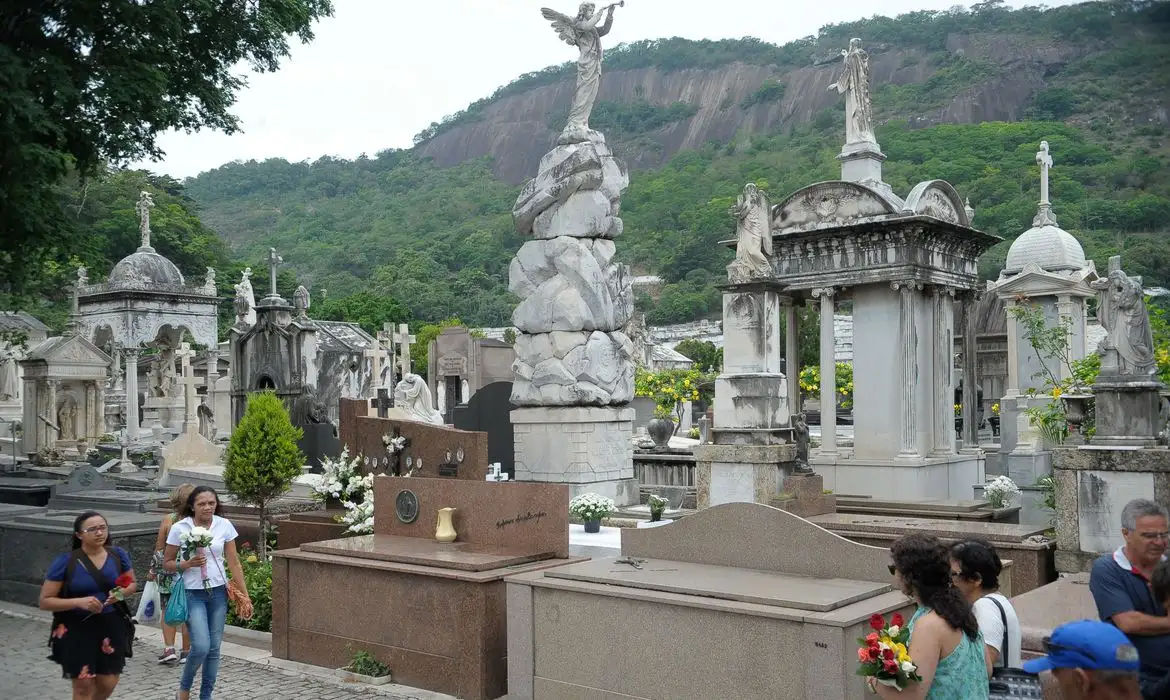Cemitério São João Batista em Botafogo, zona sul do Rio