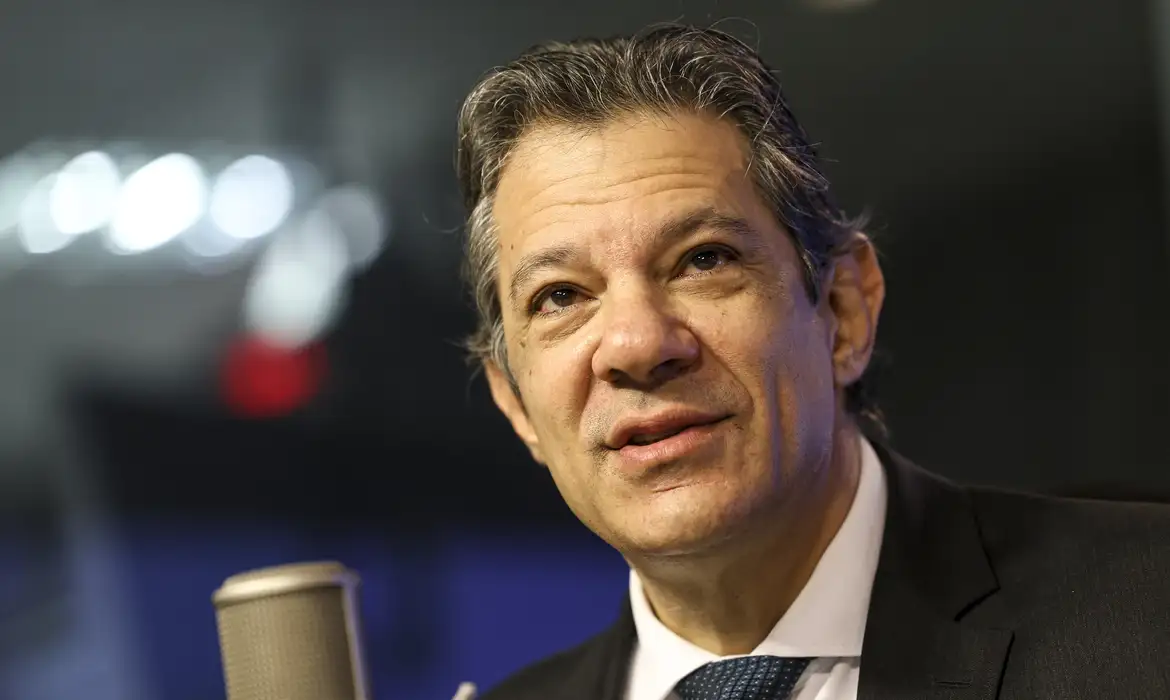 Brasília (DF), 20/03/2025 - O ministro da Fazenda, Fernando Haddad, participa do programa 