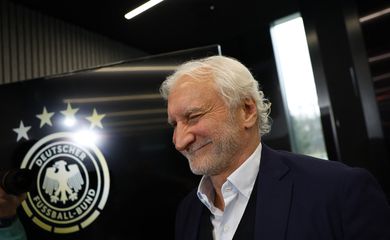Novo diretor da seleção alemã de futebol, Rudi Voeller