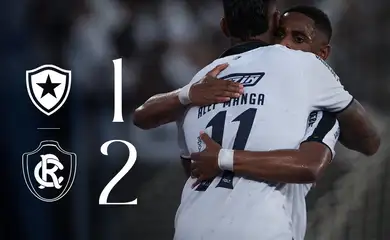 Remo vence Botafogo de virada por 2 a 1 no NIlton Santos, pelo Brasileirão, em 02/05/2026