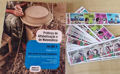 Brasília (DF), 31/03/2026 - História em quadrinhos vira ferramenta de conscientização social na EJA. Tirinhas da Engenheira Eugênia fazem parte do material de apoio pedagógico. Foto: Fisenge/Divulgação