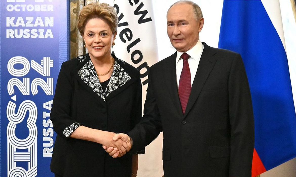 Dilma Rousseff e Putin discutem expansão do Brics