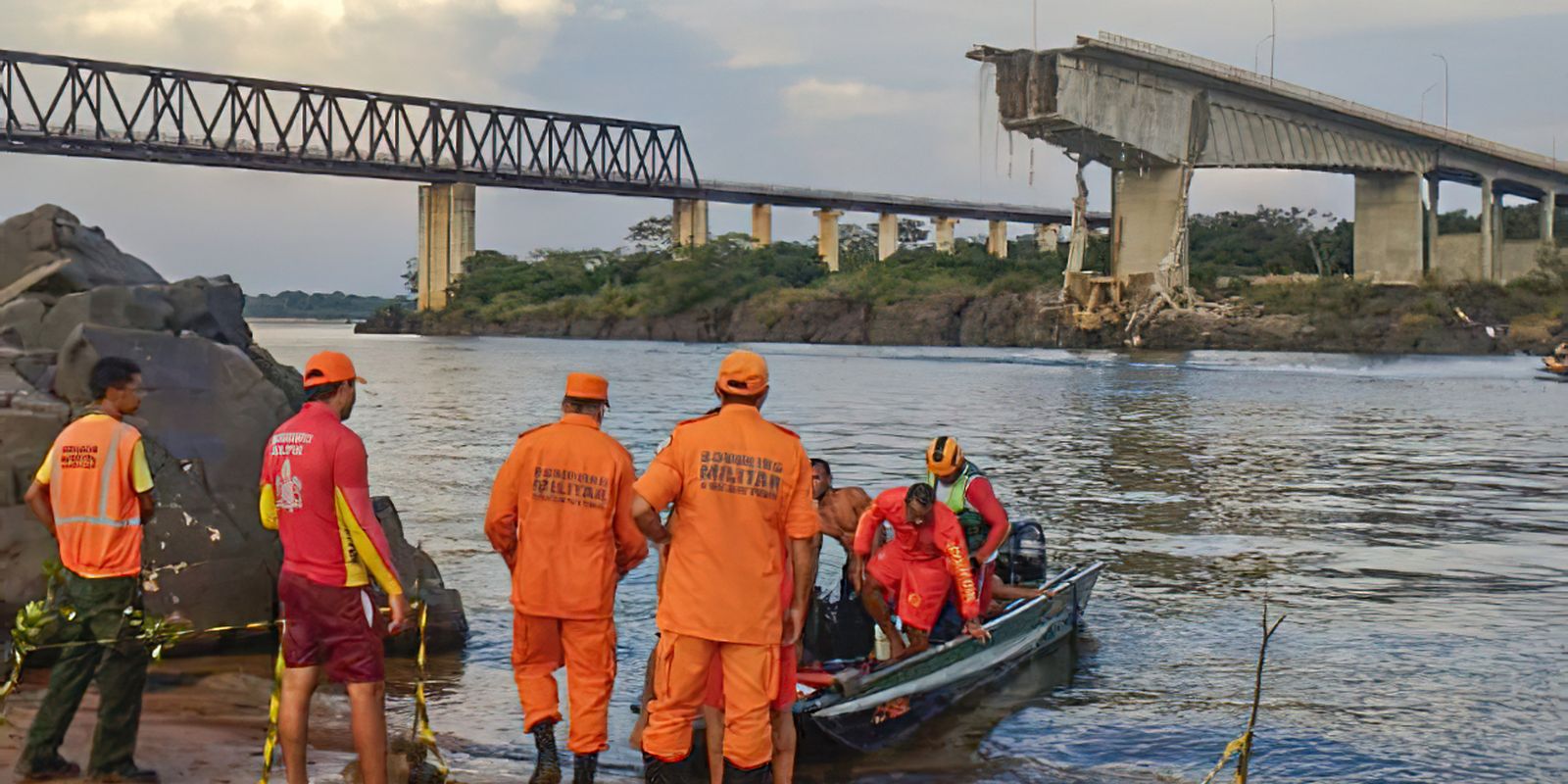 Busca ativa por desaparecidos em ponte que desabou será encerrada
