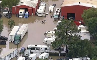 Heavy flooding in the Dallas metro area of Texas