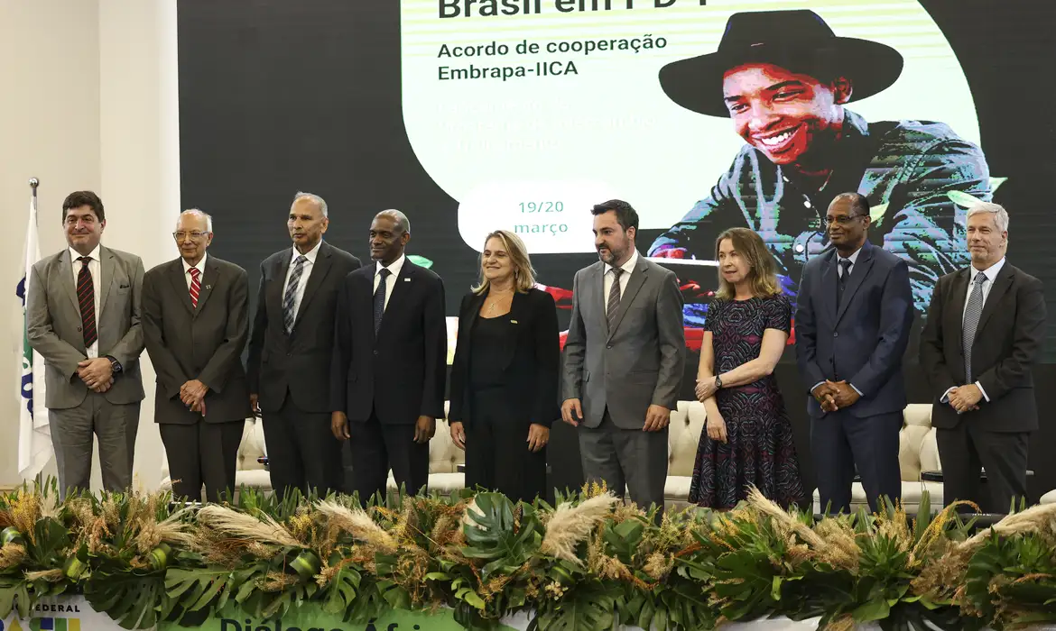 Brasília (DF), 19/03/2025 - A Embrapa, o Instituto Interamericano de Cooperação para a Agricultura (IICA) e a Agência Brasileira de Cooperação (ABC) realizam o 