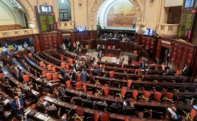 Sessão plenária na Alerj, que marca a votação do processo de impeachment do Governador Wilson Witzel