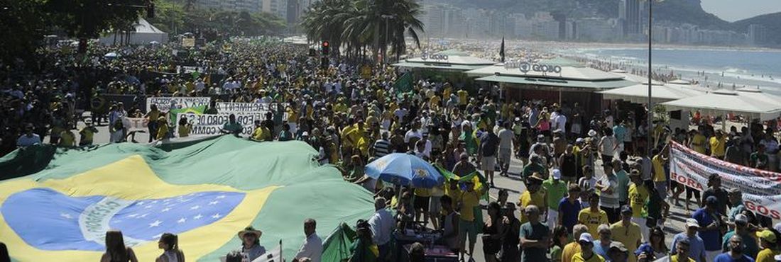Manifestação Vem pra Rua no Rio 16 de agosto