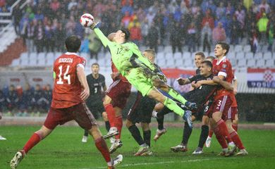 Rússia perde para Croácia em jogo pelas eliminatórias em novembro do ano passado