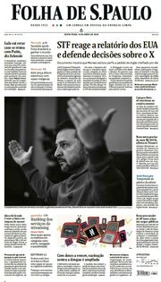 Capa do Jornal Folha de S. Paulo Edição 2024-04-19