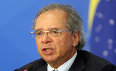O ministro da Economia, Paulo Guedes, apresenta Relatório Extemporâneo de Novembro de 2019