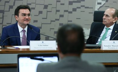 Brasília (DF) 22/08/2023  Ministro do Turismo, Celso Sabino,  na comissão de Turismo do Senado.  Foto Lula Marques/ Agência Brasil