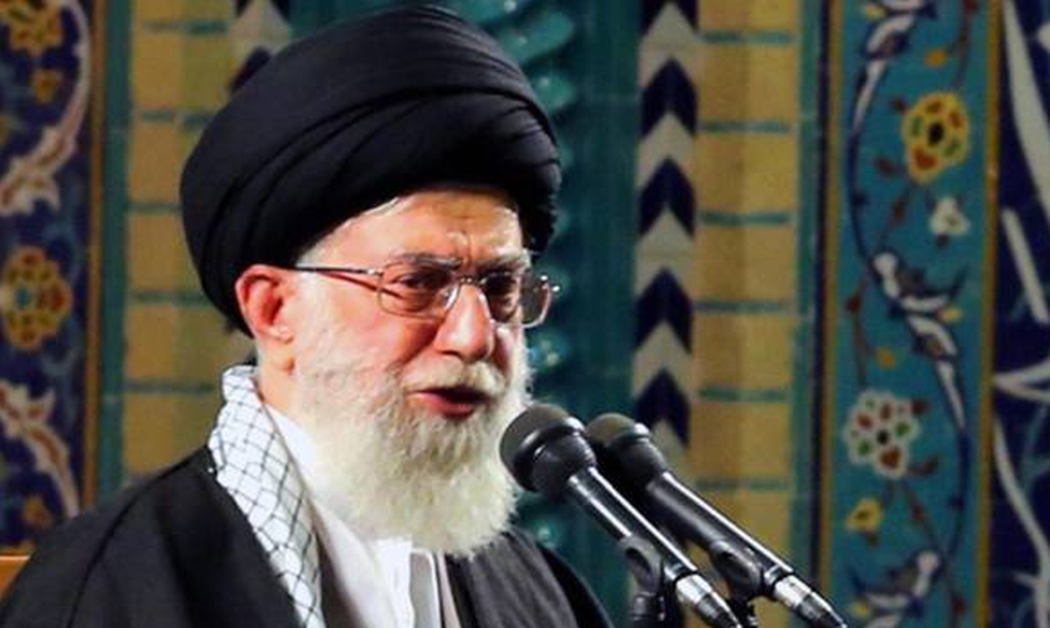 líder supremo do Irã, Ali Khamenei (Agência Ansa/Direitos Reservados) 
