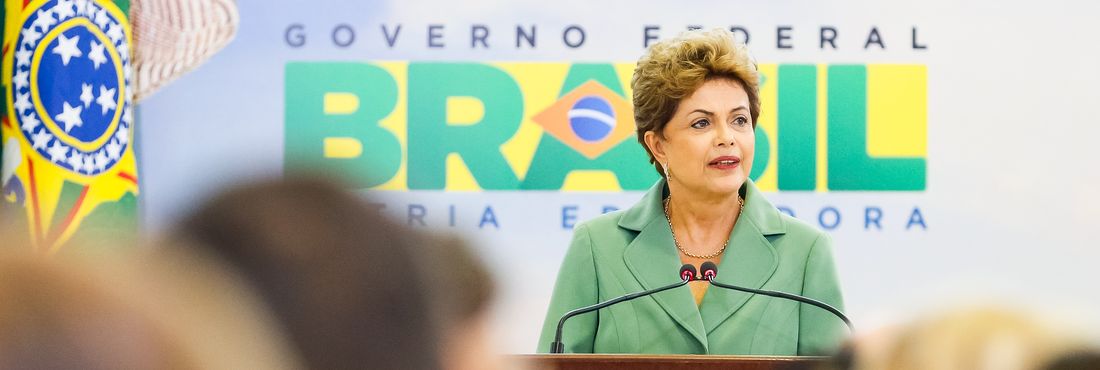 Presidenta Dilma Rousseff durante cerimônia de lançamento do Plano Agrícola e Pecuário 2015/2016
