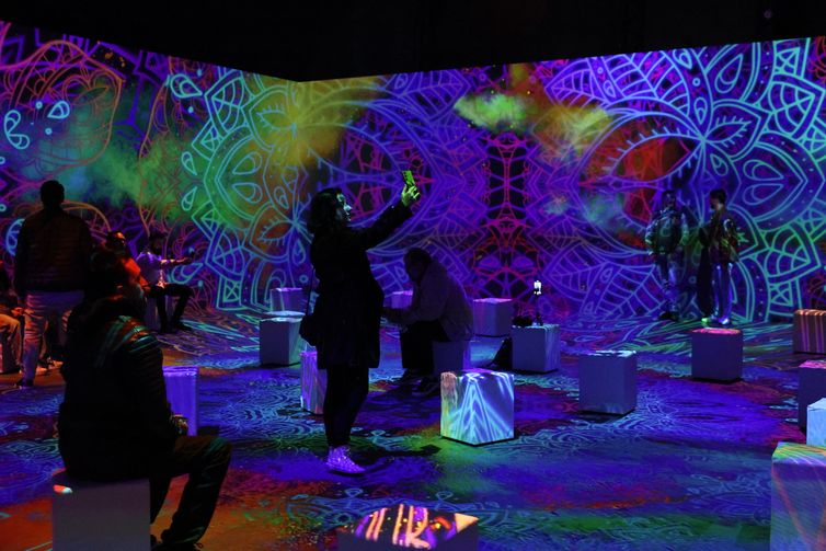 São Paulo (SP), 04/07/2025 - Exposição Uma viagem imersiva extraordinária - Júlio Verne 200 no MIS Experience. Foto: Rovena Rosa/Agência Brasil
