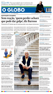Capa do Jornal O Globo Edição 2024-04-07