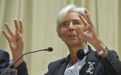Christine Lagarde, diretora gerente do FMI