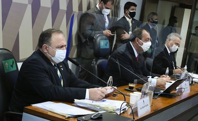 Comissão Parlamentar de Inquérito da Pandemia (CPIPANDEMIA) realiza oitiva do ex-ministro da Saúde. O objetivo é obter respostas sobre a conduta do ex-ministro nos dez meses em que esteve à frente do ministério, em pontos como postura