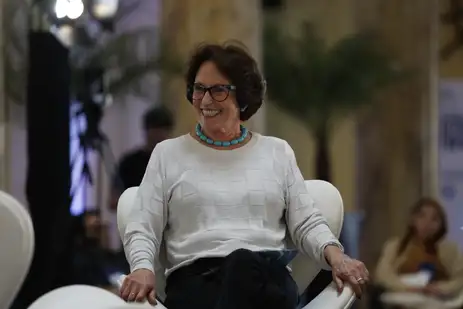 Rio de Janeiro (RJ), 26/08/2025 – A cientista  Thelma Krug participa do debate 